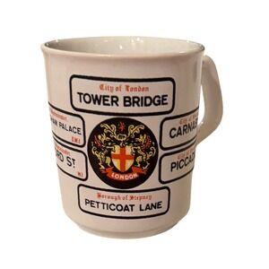 Prince William Ware London Landmarks Mug Tower Bridge Buckingham Palace Oxford